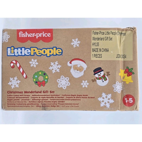 Fisher-Price Other - Fisher Price Little People Christmas Wonderland Gift Set HYL55 - DAMAGE BOX NEW